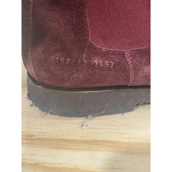 Men\'s Common Project suede Chelsea boots size 42 euro main image 4